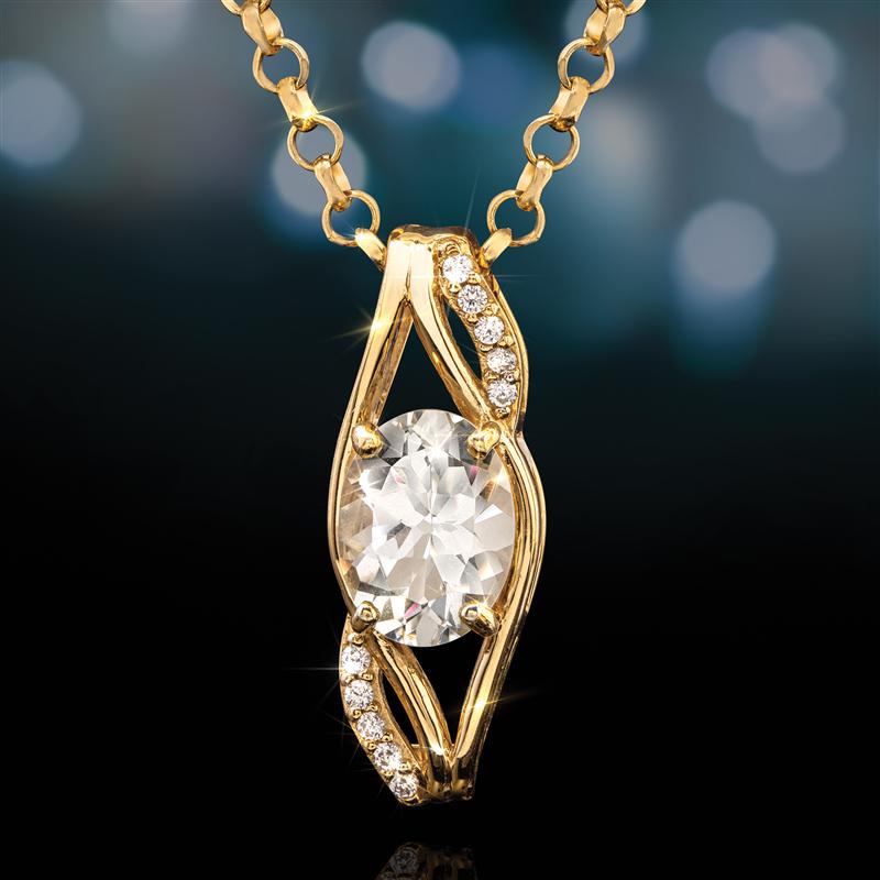 Showstopper White Emerald Pendant
